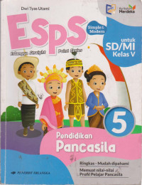 esps pendidikan Pancasila untuk SD/MI  kelas V ( kurikulum Merdeka)