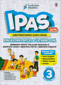 Image of IPAS (Ilmu Pengetahuan Alam dan Sosial) SD/MI Kelas 3